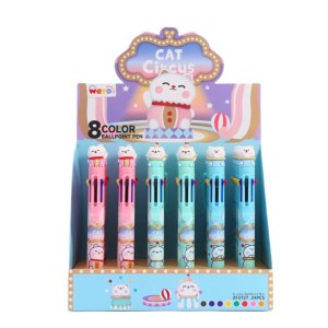 BOLIGRAFO WERO OCHO COLORES CAT CIRUS